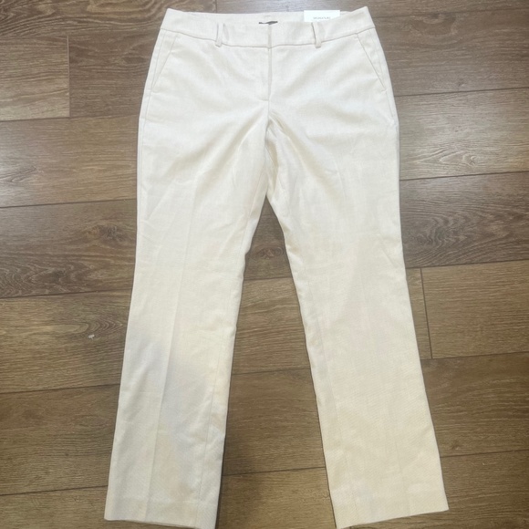 Ann Taylor Factory Pants - Ann Taylor Factory Women's Signature Straight Dress Pants Trousers Beige NWT sz8
